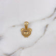 Pendant Bear Face 3.2gr / 2.1cm / White-Black-Brown Zircons 18K Yellow Gold $