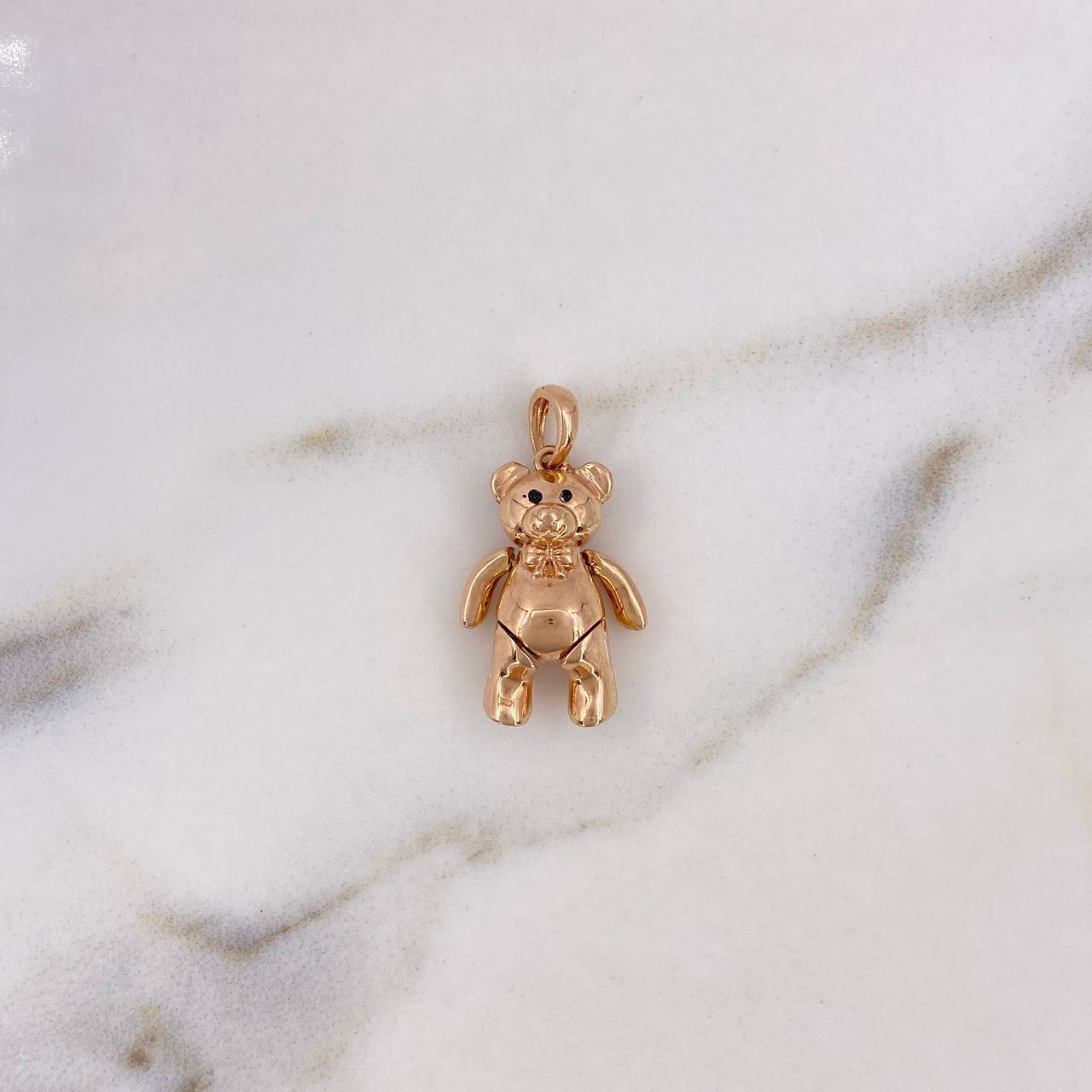 Pendant Articulated Bear 4.1gr / 2.4cm / 18K Rose Gold $