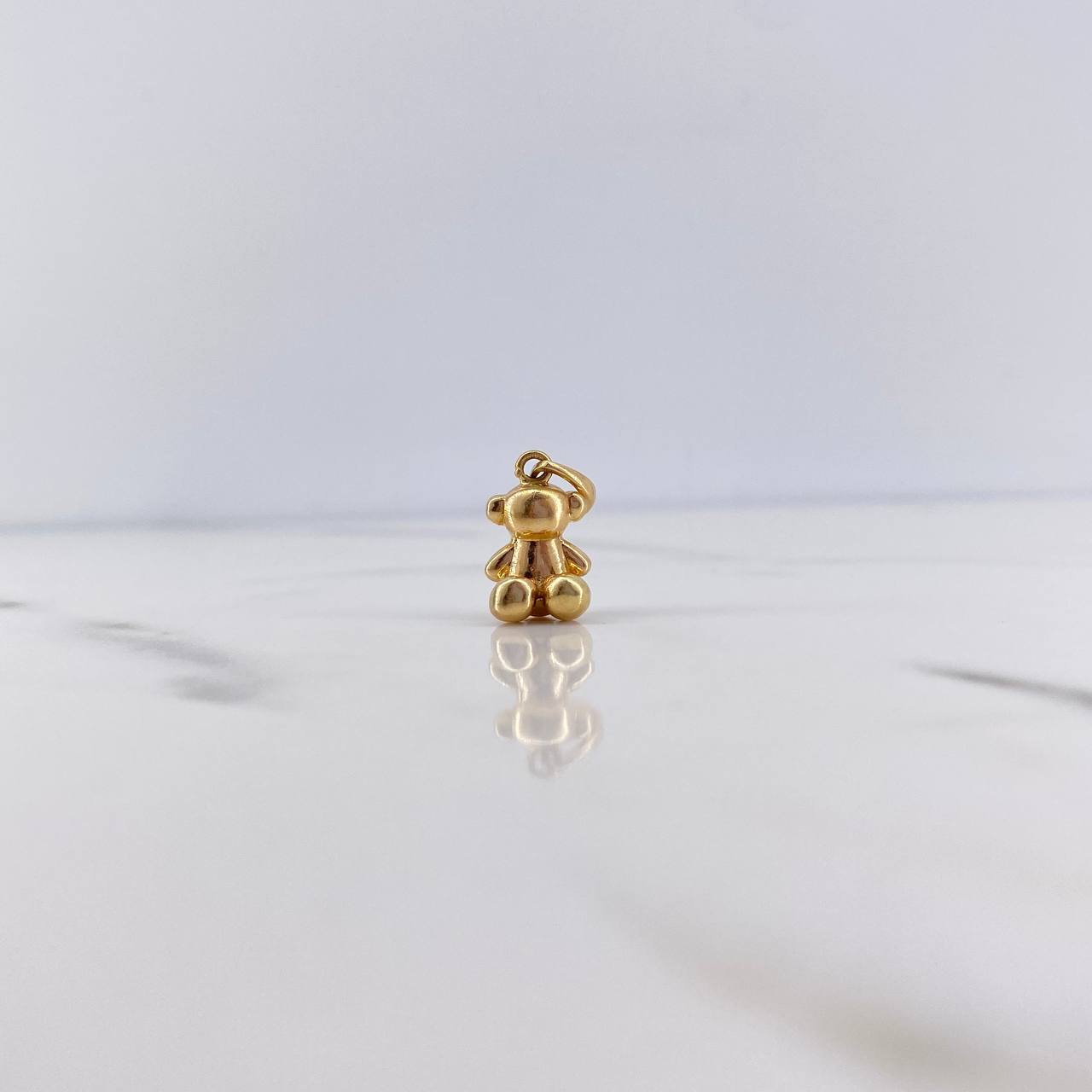 Pendant Faceless Bear 2gr / 1.7cm / Smooth 18K Yellow Gold $