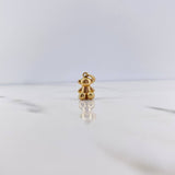 Pendant Faceless Bear 2gr / 1.7cm / Smooth 18K Yellow Gold $