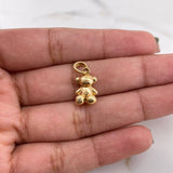 Pendant Faceless Bear 2gr / 1.7cm / Smooth 18K Yellow Gold $