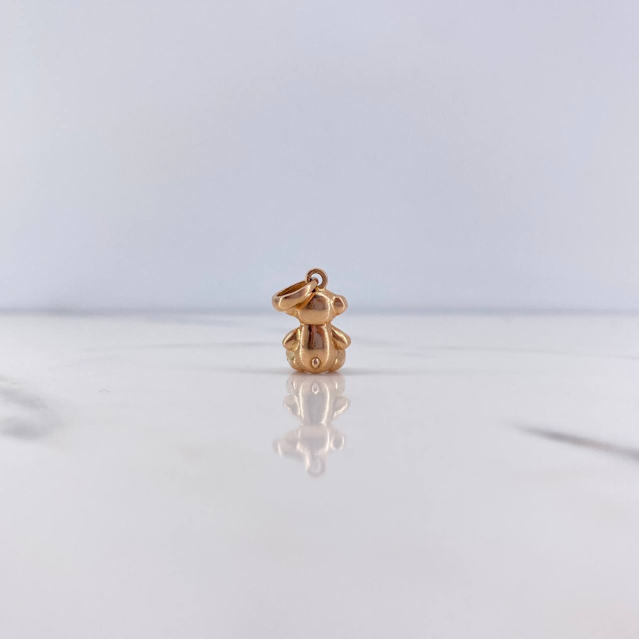 Pendant Faceless Bear 1.9gr / 1.7cm / Smooth 18K Rose Gold $