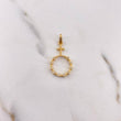 Pendant Rosario 2.15gr / 3.1cm / White Zircons 18K Yellow Gold &