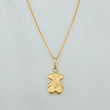 Venetian Chain Set + Bear Pendant Ts / 1.4g / 18 in Yellow Gold 18K