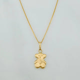 Venetian Chain + Bear Pendant Ts / 1.35g / 18 in Yellow Gold 18K