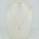 Venetian Chain Set + Bear Pendant Ts / 1.4g / 18 in Yellow Gold 18K