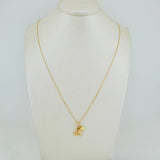 Venetian Chain Set + Three Graces Pendant / 1.75g / 18 in 18K Yellow Gold