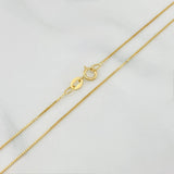 Venetian Chain Set + Crown Pendant / 1.65g / 18 in Yellow Gold 18K