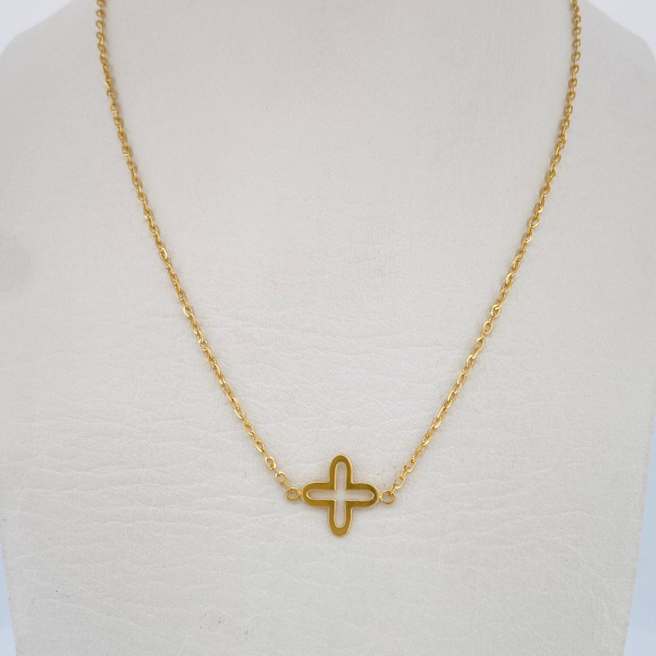 Classic Link Chain Clover 2.7gr / 18in / 18K Gold +3 &