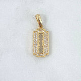 Pendant Blade 1.7gr / 2.2cm (0.9in) / 18K Gold
