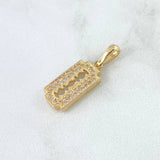 Dije Cuchilla 1.7gr / 2.2cm / Oro 18K *