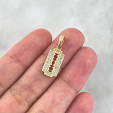 Dije Cuchilla 1.7gr / 2.2cm / Oro 18K *