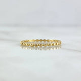 Bead Ring 1.25gr / T5 3/4 / 18K Yellow Gold