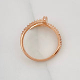 Nail Ring 2.45g / T7 1/4 Rose Gold 18K
