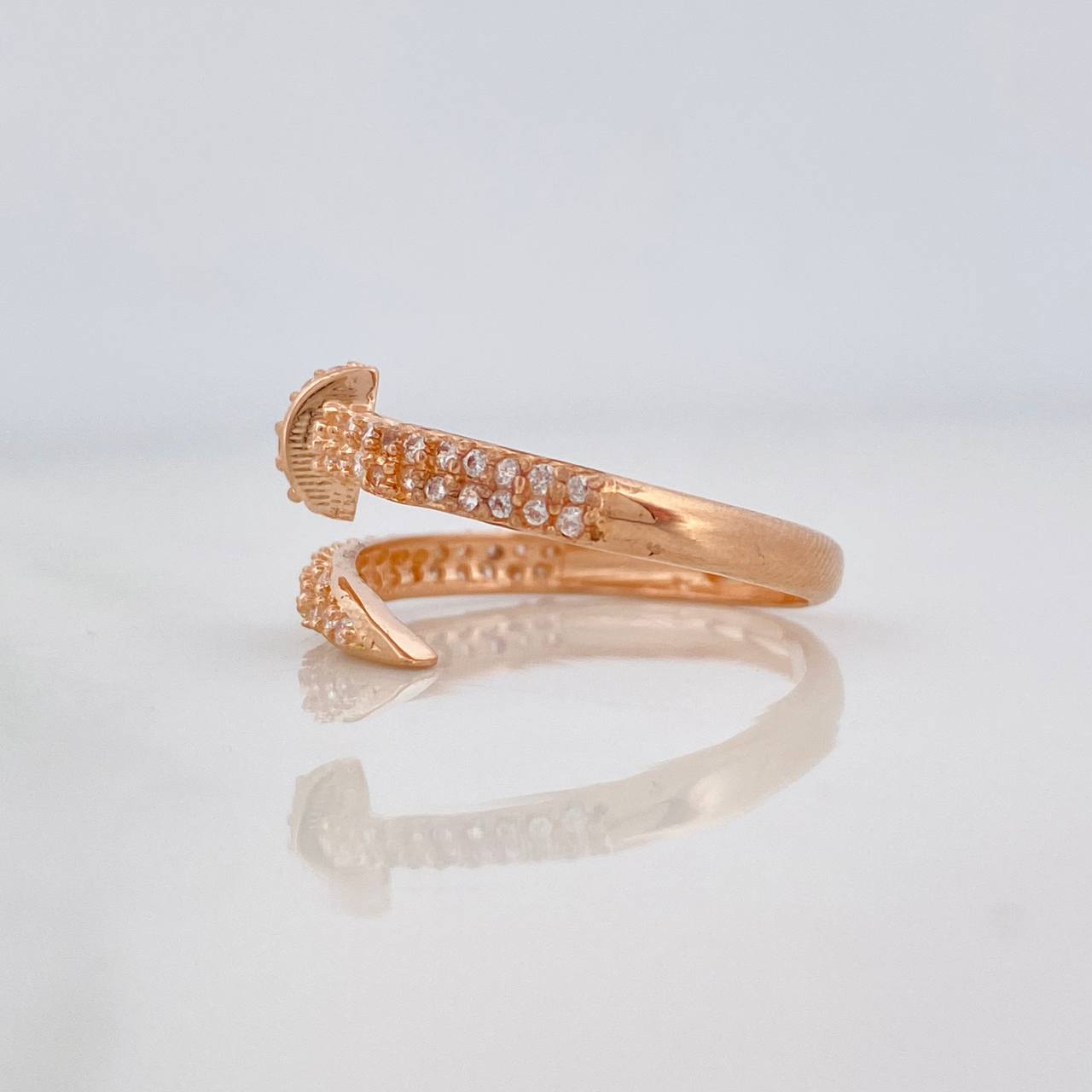 Nail Ring 2.45g / T7 1/4 Rose Gold 18K