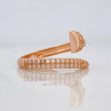 Nail Ring 2.45g / T7 1/4 Rose Gold 18K