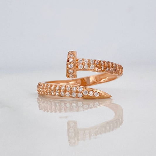 Nail Ring 2.45g / T7 1/4 Rose Gold 18K
