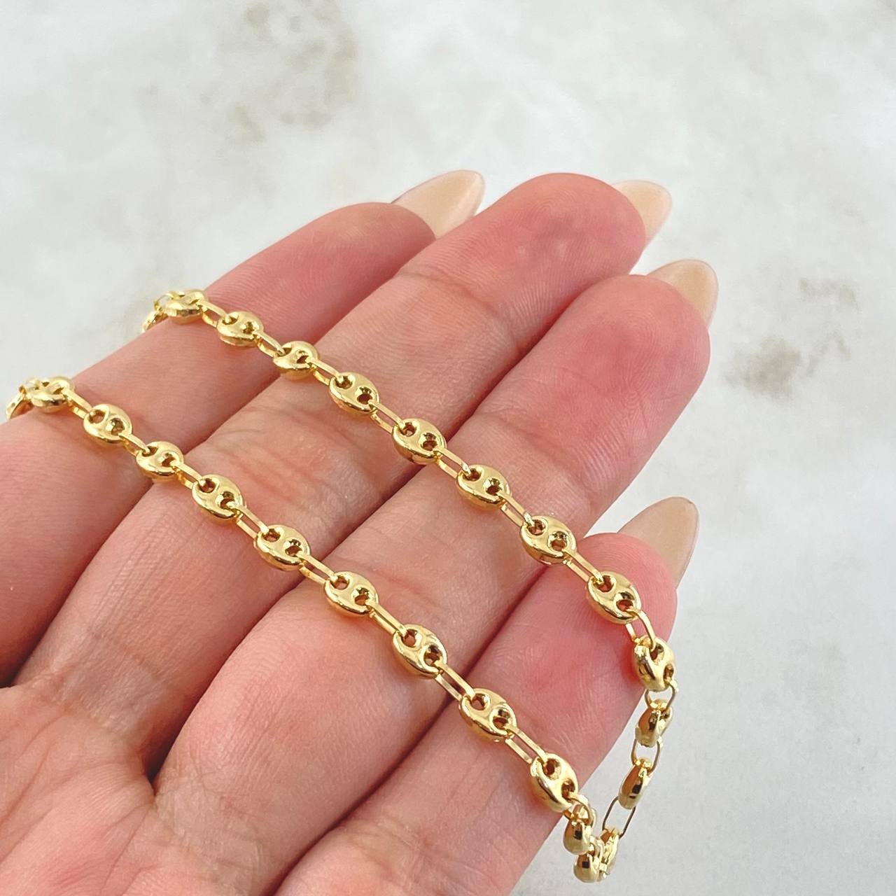 Cadena GC 5.95gr / 15 3/4 in / Oro Amarillo 18K *