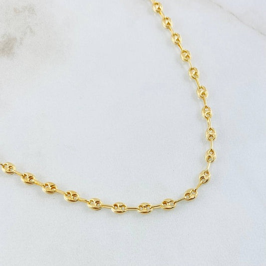 Cadena GC 5.05gr / 17 3/4 in / Oro Amarillo 18K ©