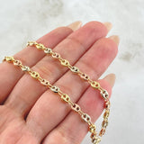 GC Chain 9gr / 23 1/2 in / Three 18K Golds