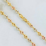 Cadena GC 10.5gr / 27 1/2 in / Tres Oros 18K