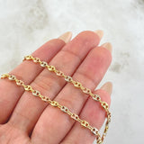 GC Chain 4.7gr / 15 3/4 in / Three Golds 18K *