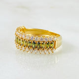 Anillo Churumbela Carril Tupido 3.7gr / T5 3/4 / Oro Amarillo 18K *