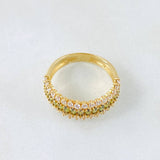 Anillo Churumbela Carril Tupido 3.7gr / T5 3/4 / Oro Amarillo 18K *