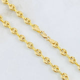 Cadena GC 7.3gr / 20 in / 4.4mm Oro Amarillo 18K !