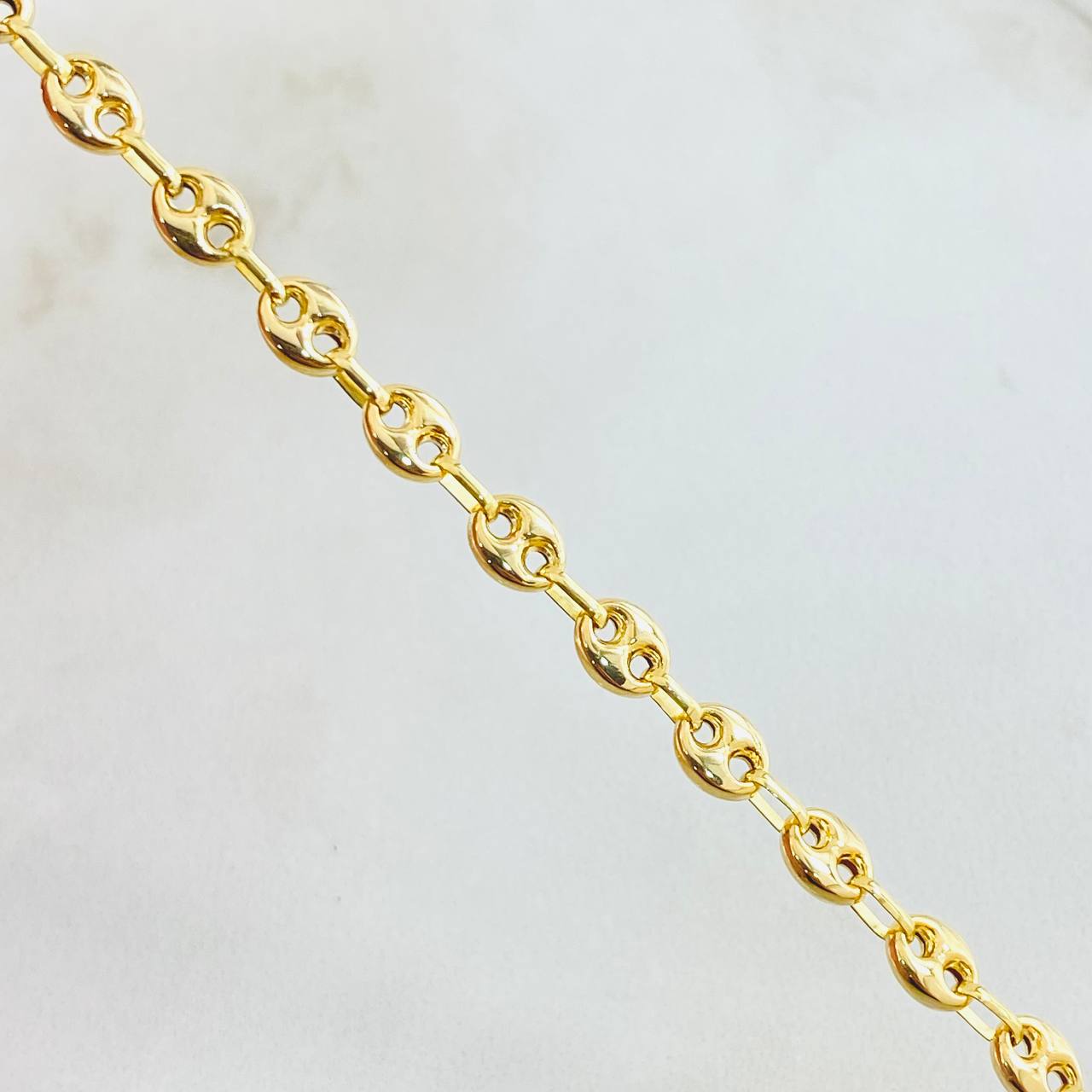 Cadena GC 7.3gr / 20 in / 4.4mm Oro Amarillo 18K !