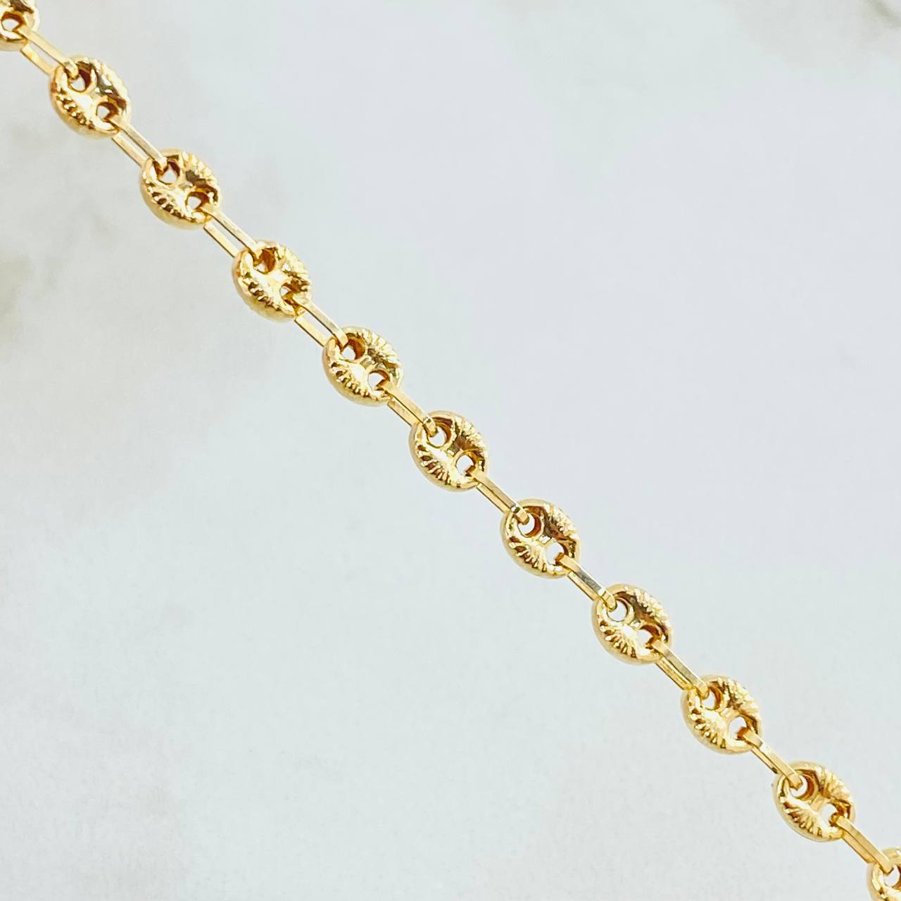 Cadena GC 6.7gr / 17 3/4 in / Oro Amarillo 18K