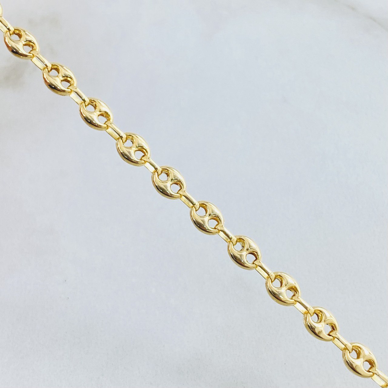 Cadena GC 7.05gr / 15 3/4 in / Oro Amarillo 18K