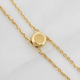 Anklet Classic Link Hearts 2.7g / 9 1/2 in / 0.9mm Yellow Gold 18K