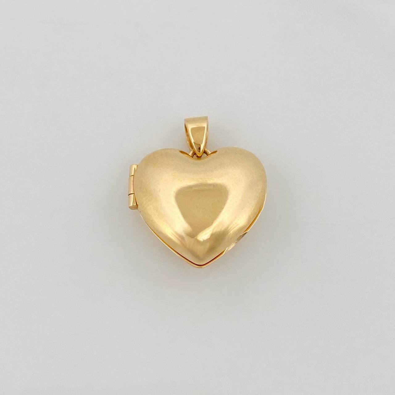 Dije Relicario Corazón 2.65g / 3/4 in Oro Amarillo 18K
