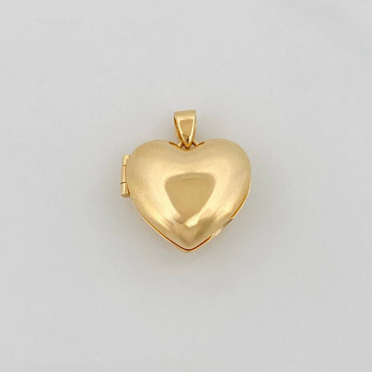 Dije Relicario Corazón 2.65g / 3/4 in Oro Amarillo 18K