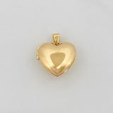 Dije Relicario Corazón 2.65g / 3/4 in Oro Amarillo 18K