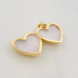 Dije Relicario Corazón 2.65g / 3/4 in Oro Amarillo 18K
