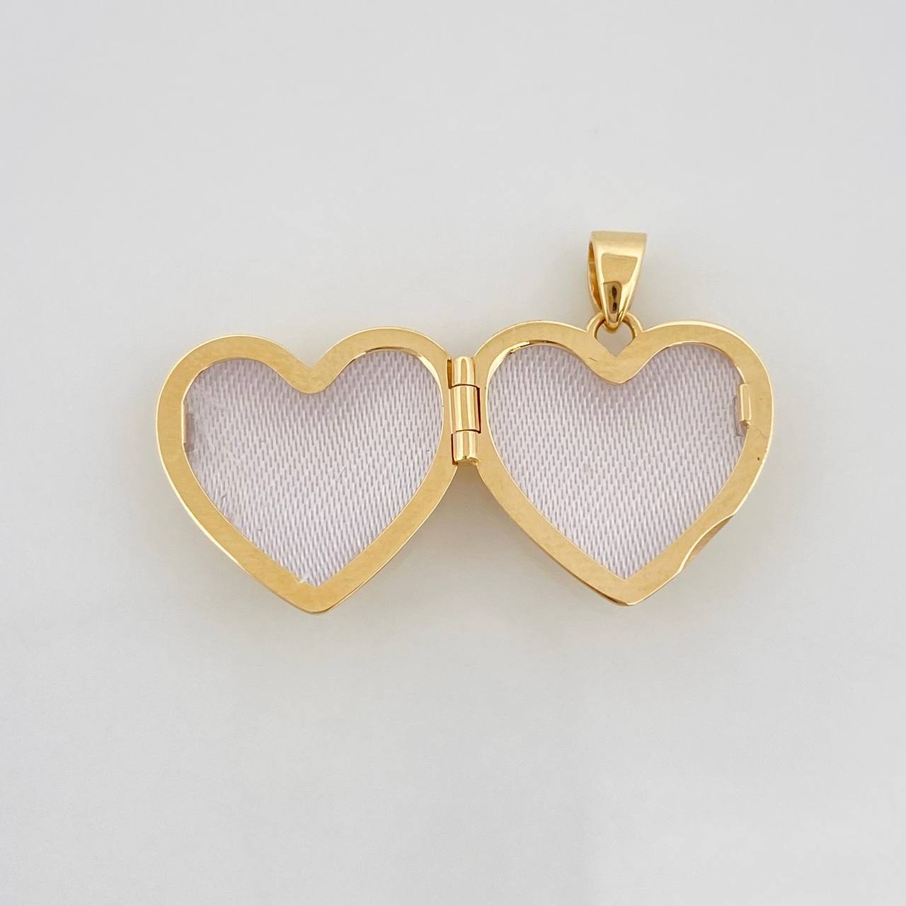 Dije Relicario Corazón 2.65g / 3/4 in Oro Amarillo 18K
