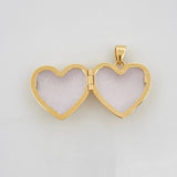 Dije Relicario Corazón 2.65g / 3/4 in Oro Amarillo 18K