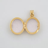 Dije Relicario Ovalo 2.15g / 3/4 in Oro Amarillo 18K