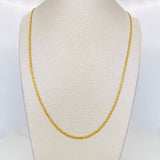 Flat Mariner Chain 2.9g / 20 in / 2.5mm 18K Yellow Gold