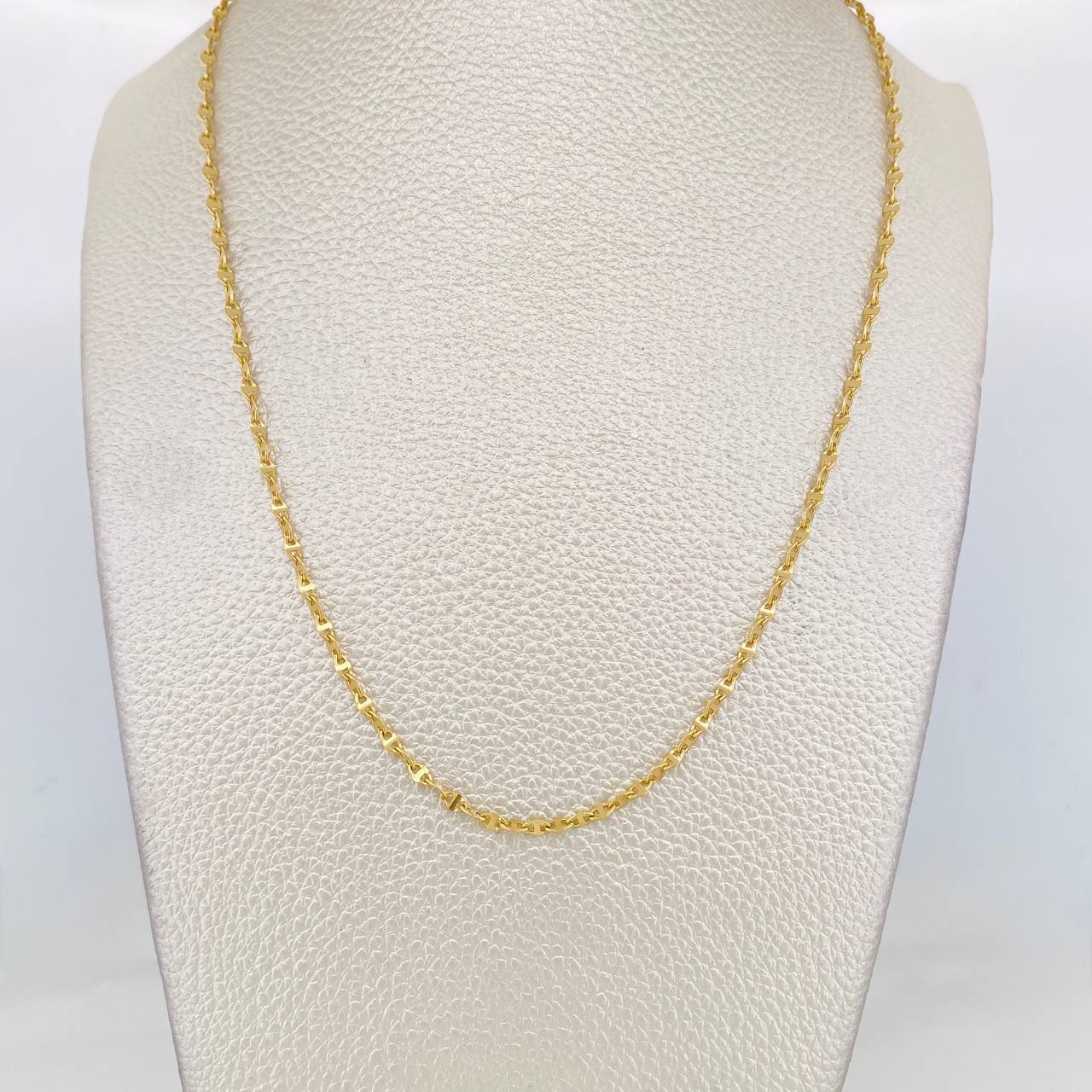 Flat Mariner Chain Volga 2g / 18 in / 1.9mm Yellow Gold 18K