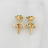Topos Halo Lágrima 1.2g / in / 5.9mm Oro Amarillo 18K