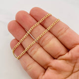 Cuban Links 2.4g / 24 in / 2.3mm Yellow Gold 18K