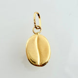 Dije Grano De Cafe 0.3gr / 1/2 in / Oro Amarillo 18K