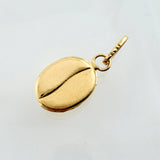 Dije Grano De Cafe 0.3gr / 1/2 in / Oro Amarillo 18K