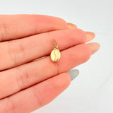 Dije Grano De Cafe 0.2gr / 1/2 in / Oro Amarillo 18K