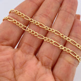 Figaro Chain 3.7gr / 20 1/2 in / 18K Gold +1 &