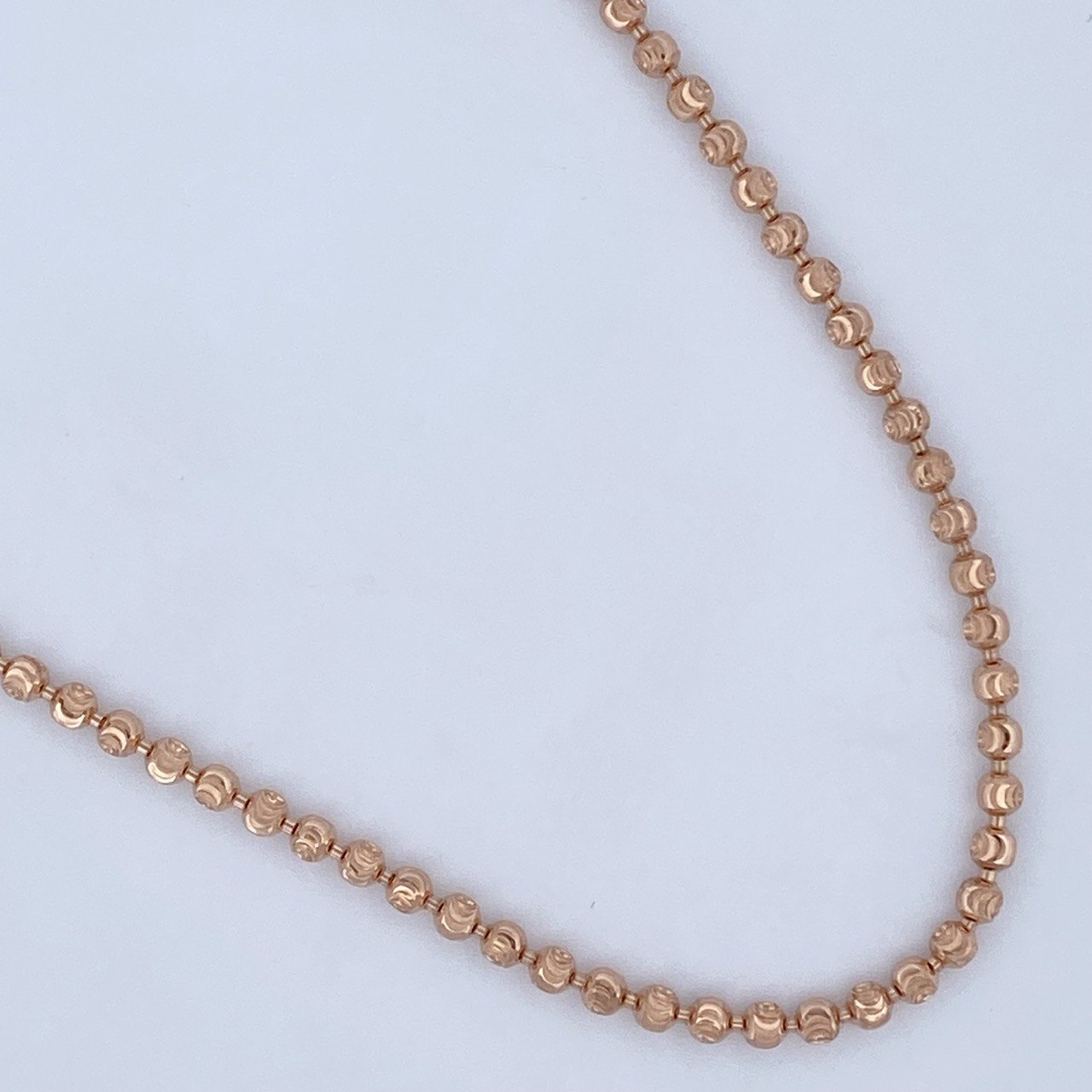 Military Chain Half Moon 20.15gr / 26in / 18K Gold $