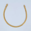 Flat Snake Bracelet 4.4gr / 7.6in / +3 18K Gold &